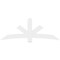 Ekena Millwork Alberta Architectural Grade PVC Gable Bracket, 84"W x 31 1/2"H x 2"D x 6"F, 9/12 Pitch GBP084X32X0206ALB00 - alternate 4